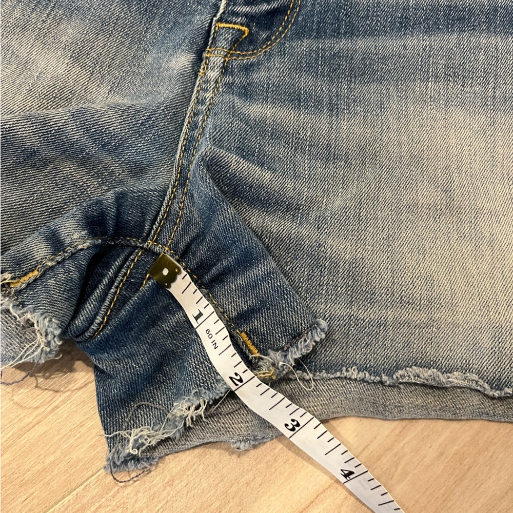 Mossimo High Rise Denim Jean Shorts Size 8 - Picture 7 of 8